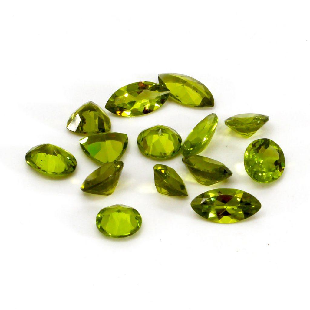 Olivin Peridot Steine