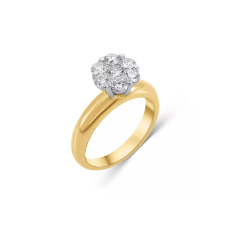 Ring 18kt Gold mit 7 Brillanten – “Magic”