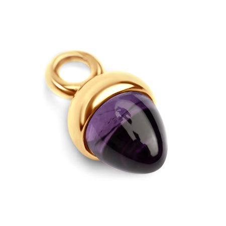 Anhänger Amethyst & Gelbgold – “Pampel Drop”