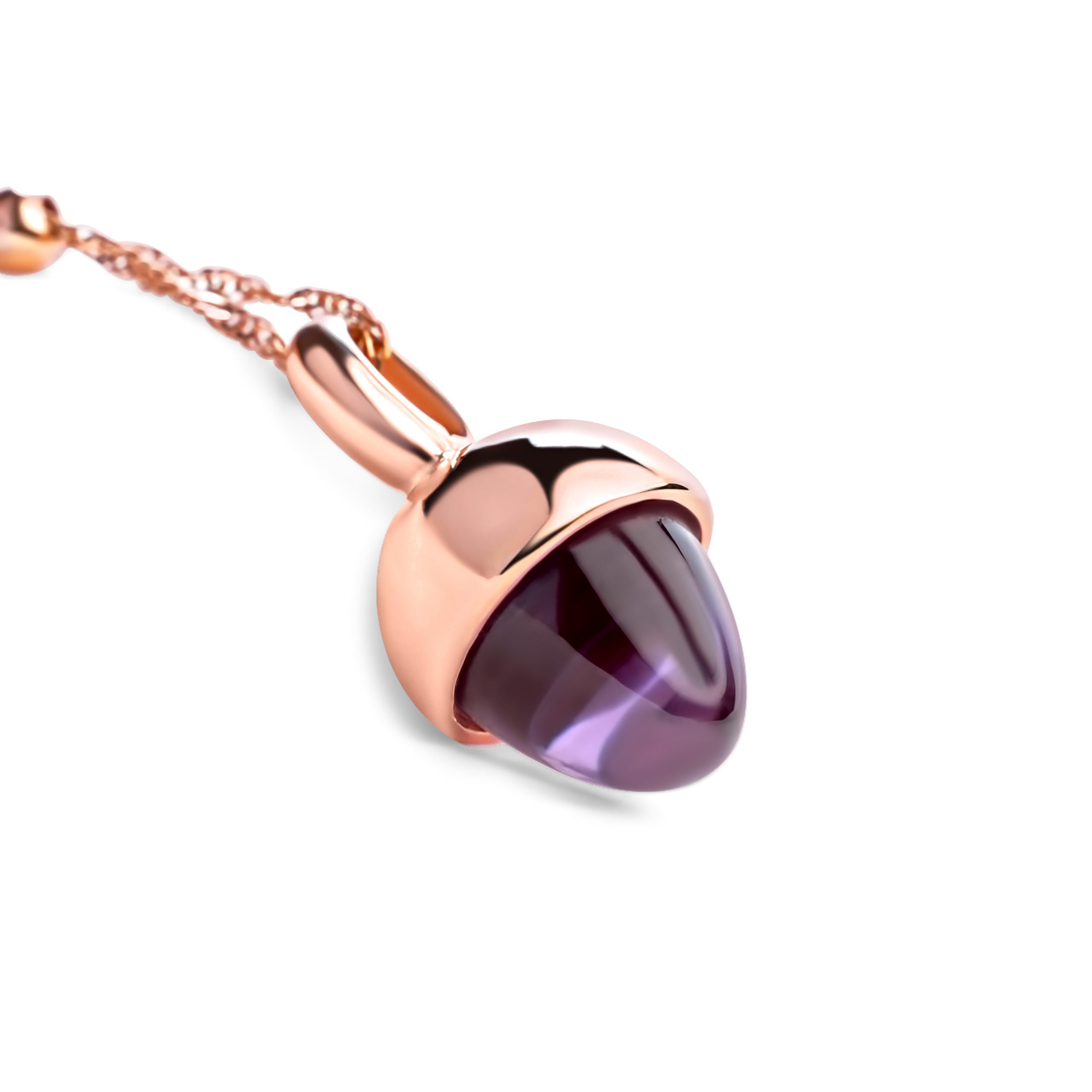 Anhänger Amethyst Rosegold Violett