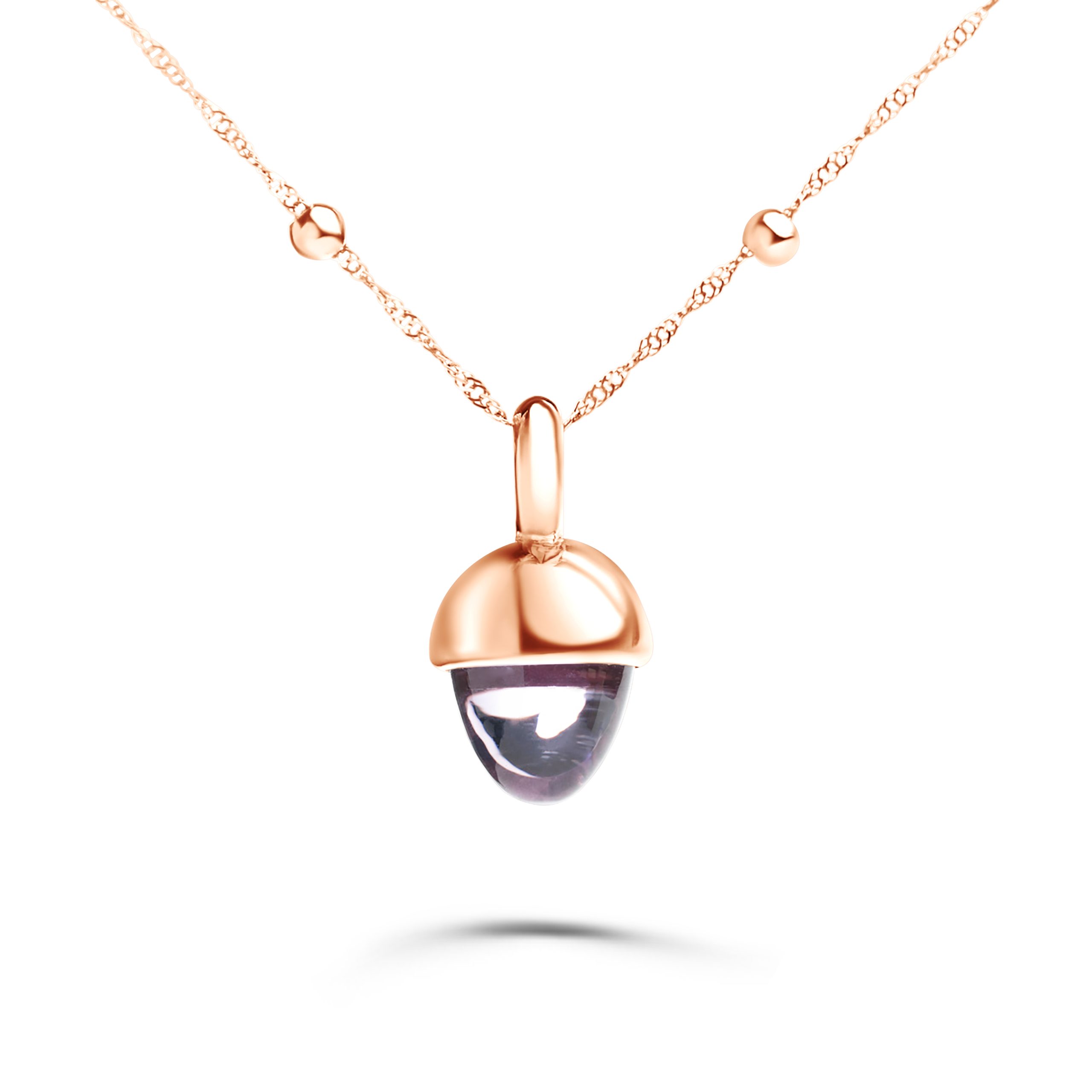 Anhänger Amethyst Rosegold Violett