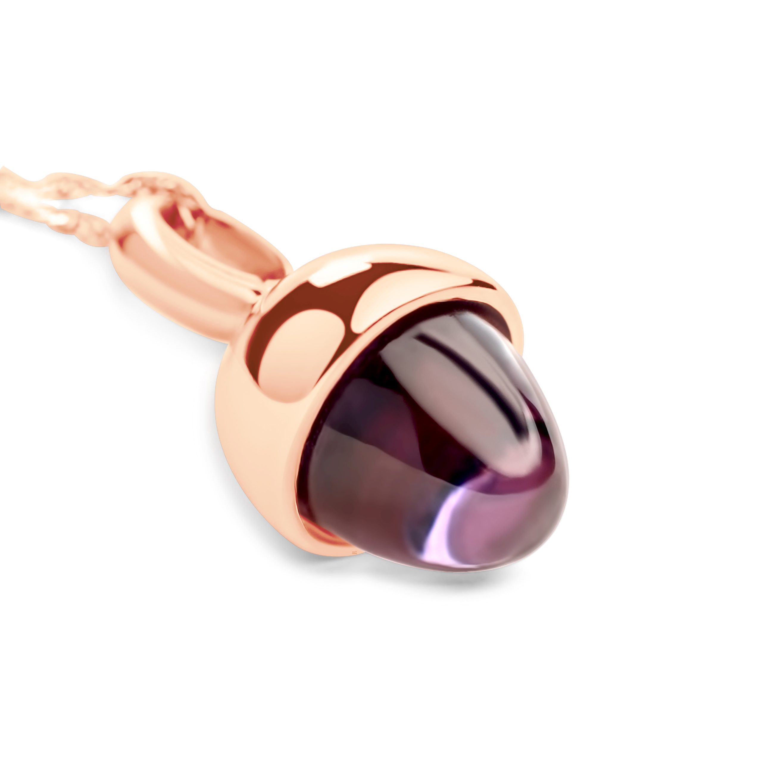 Anhänger Amethyst Rosegold Violett