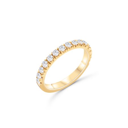 Memoire Ring 18kt Gold & 15 Brillanten – “Half Eternity”