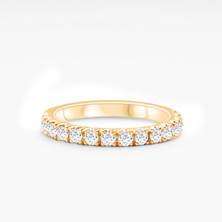 Memoire Ring 18kt Gold & 15 Brillanten – “Half Eternity”