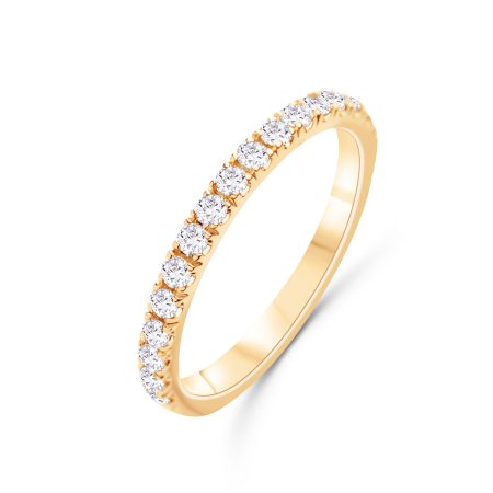 Memoire Ring 18kt Gold & 20 Brillanten – “Half Eternity”