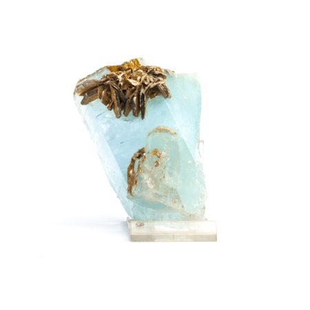Aquamarin Kristall mit Muskovit