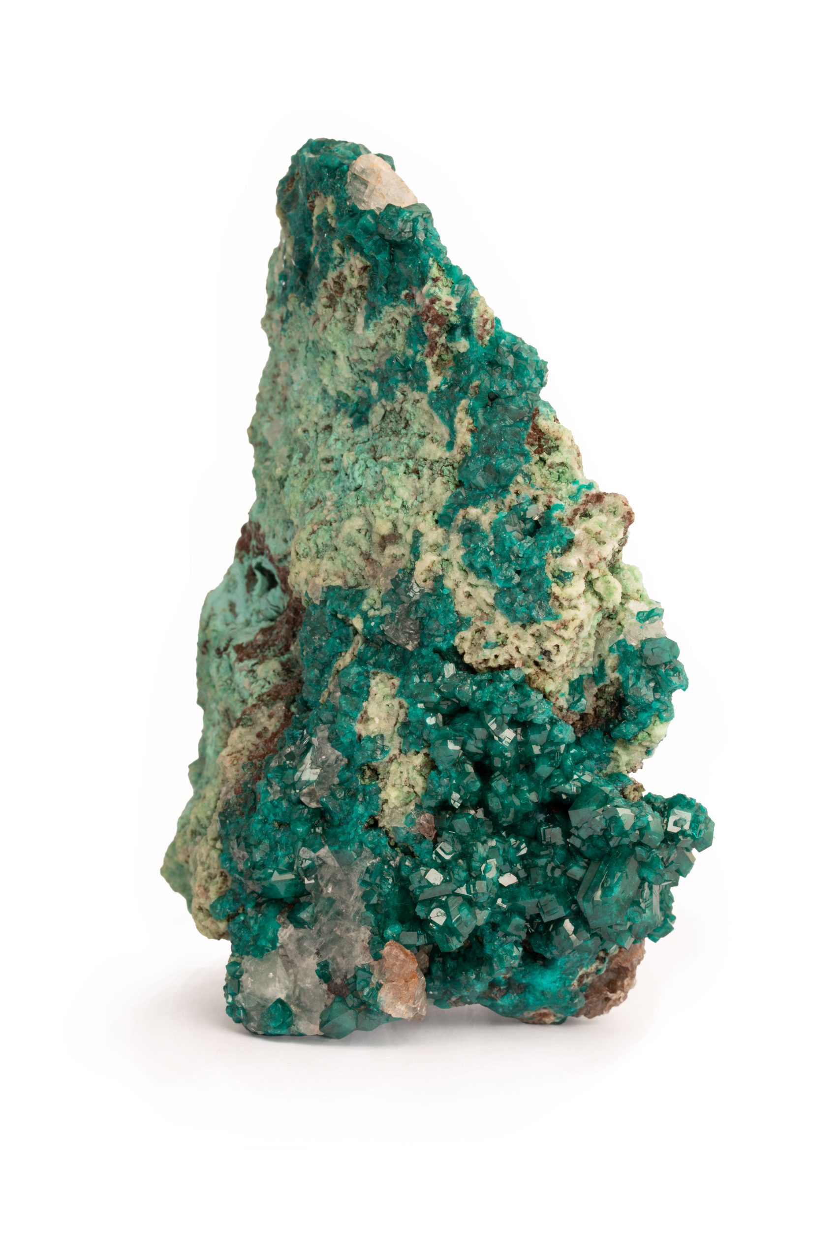 Dioptas Kristallstufe – Mineral aus Tsumeb, Namibia