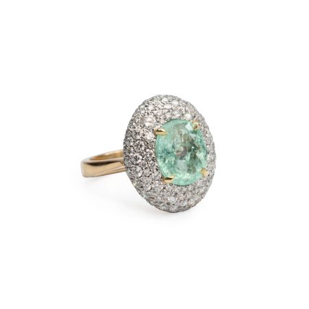 Luxusring mit Paraiba-Turmalin und Brillanten