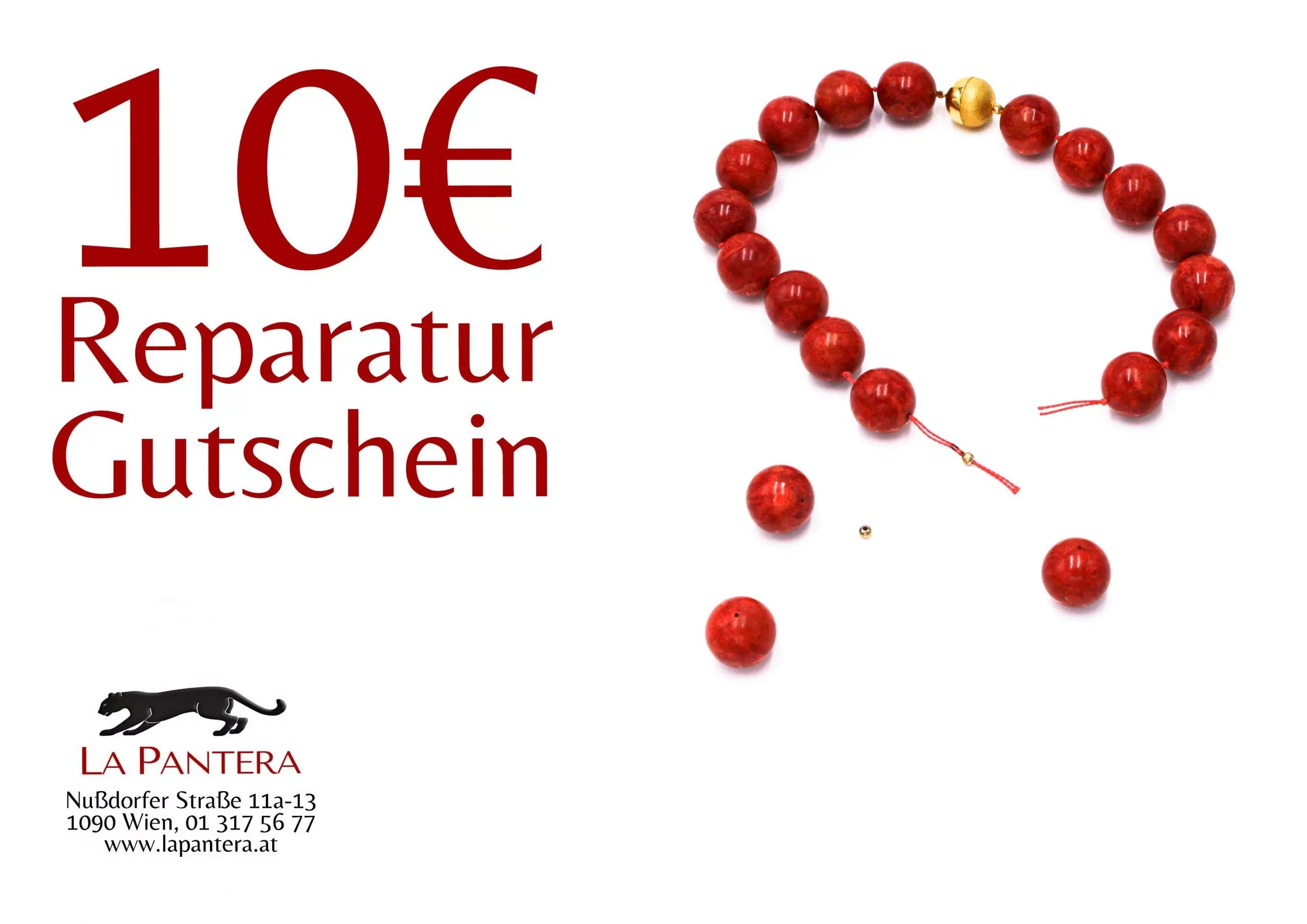 La Pantera Reparatur Gutschein