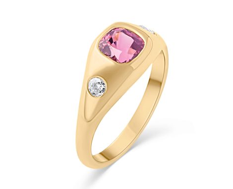 Goldring Pink Spinell Diamant